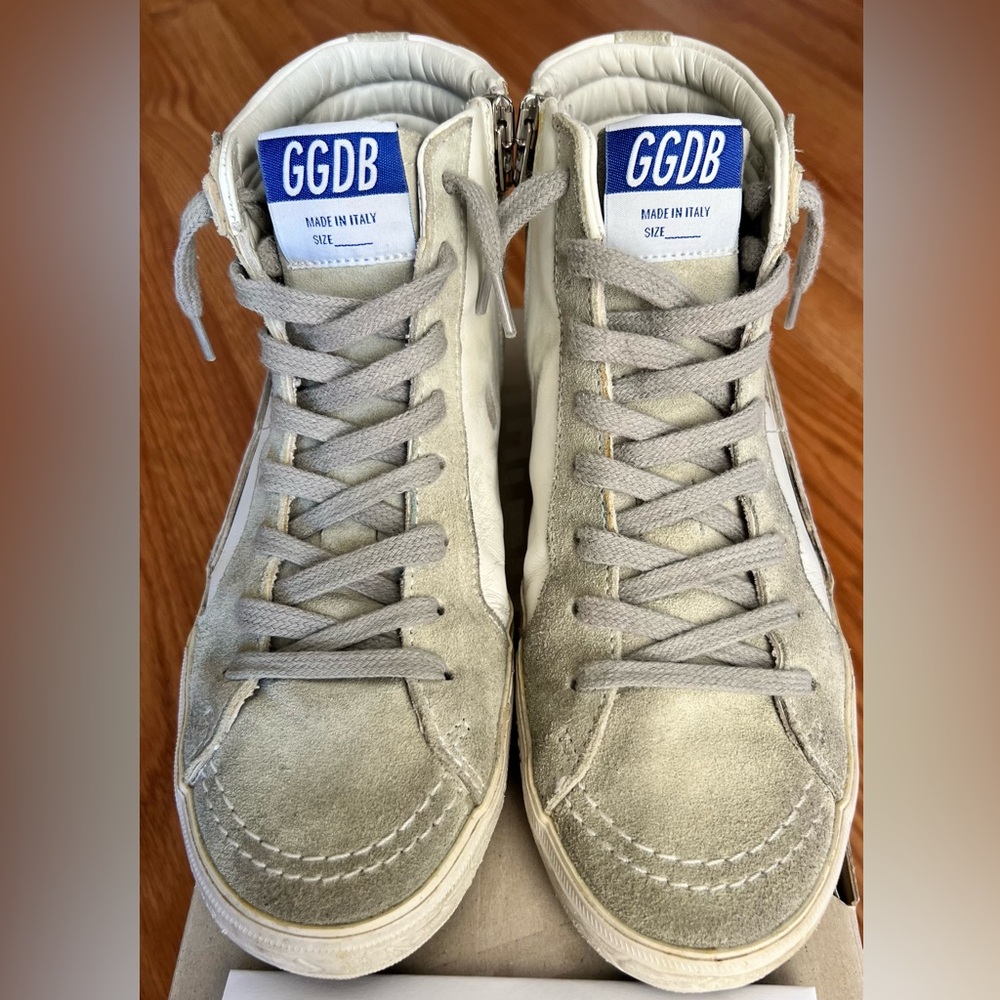 Golden Goose Women's Classic Slide White/Ice Size 37 - Picture 2 of 7